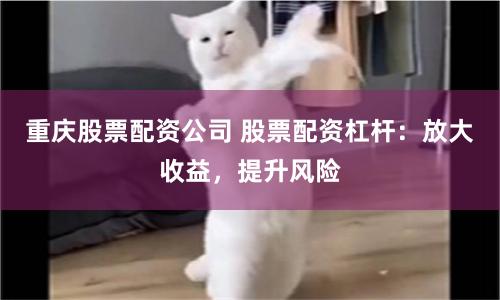 重庆股票配资公司 股票配资杠杆：放大收益，提升风险